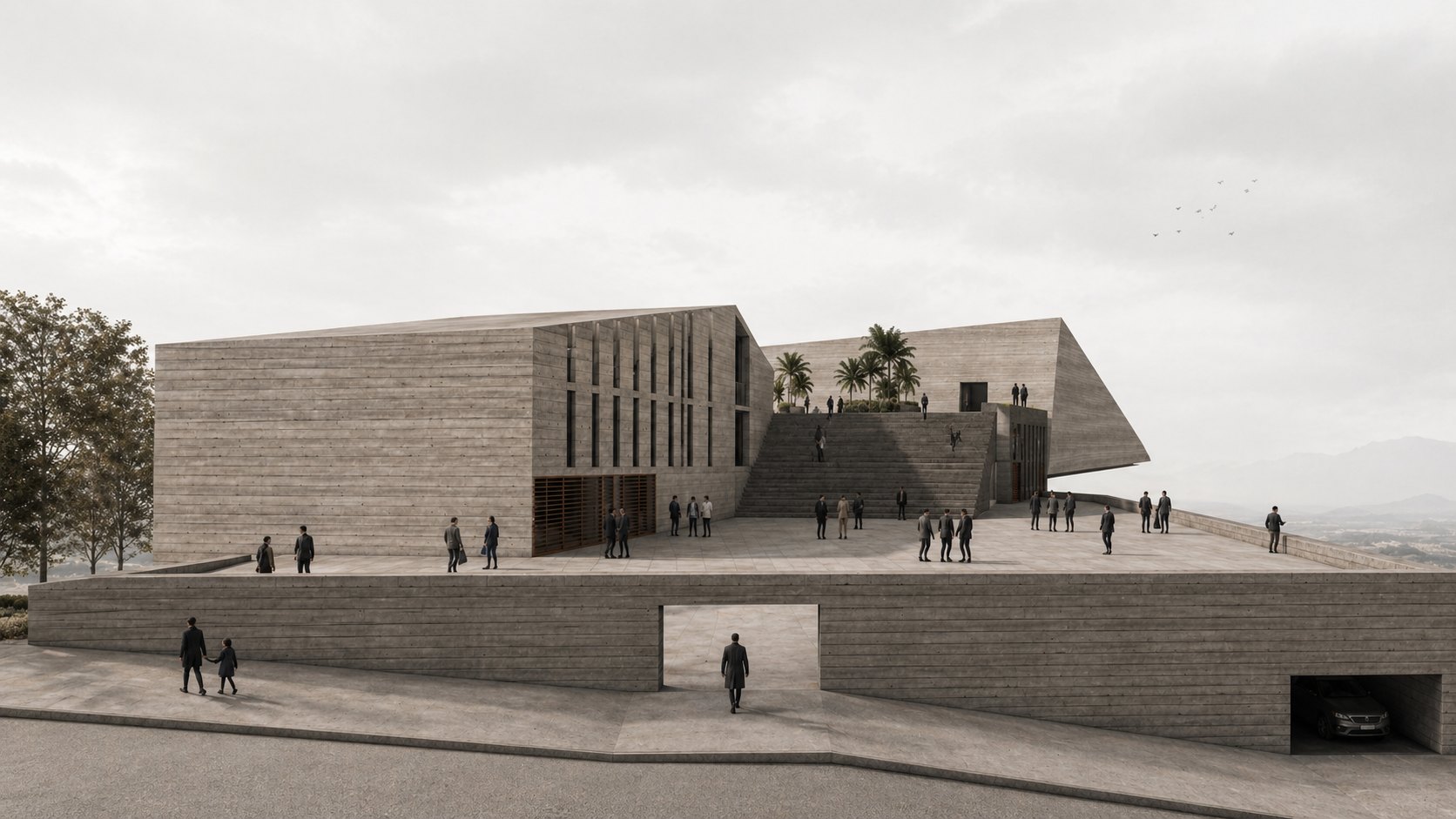 Auditorio — proyecto de AG arquitectos · Romén Álvarez Cabrera