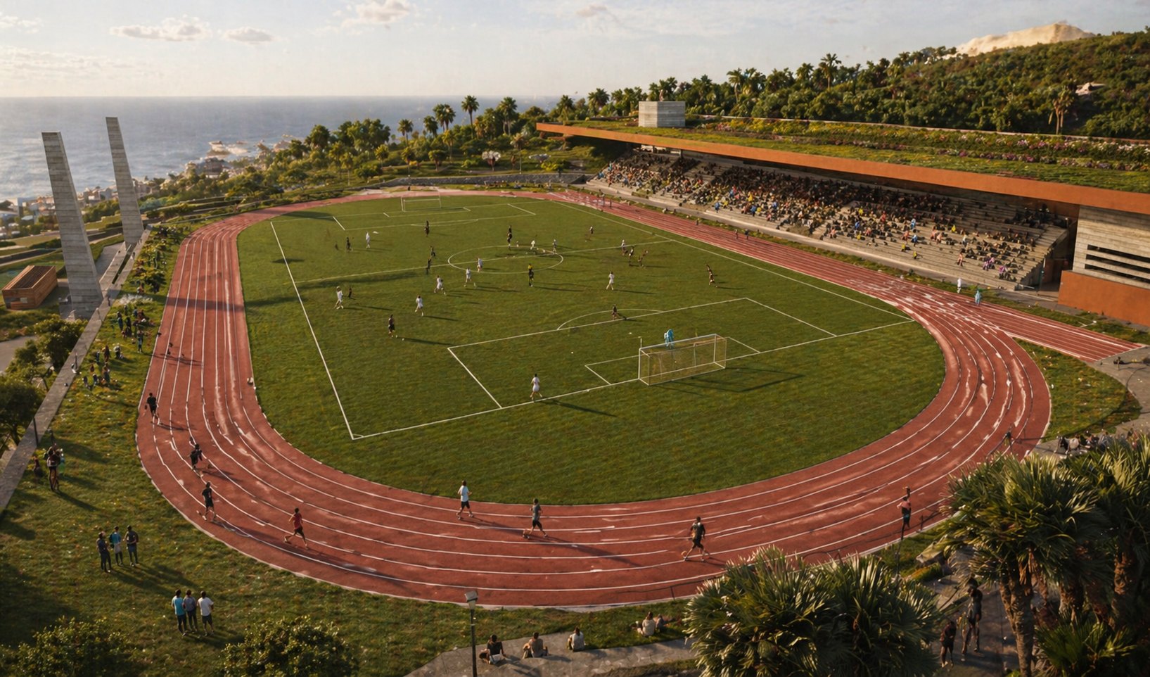 Complejo Deportivo San Felipe — proyecto de AG arquitectos · Romén Álvarez Cabrera