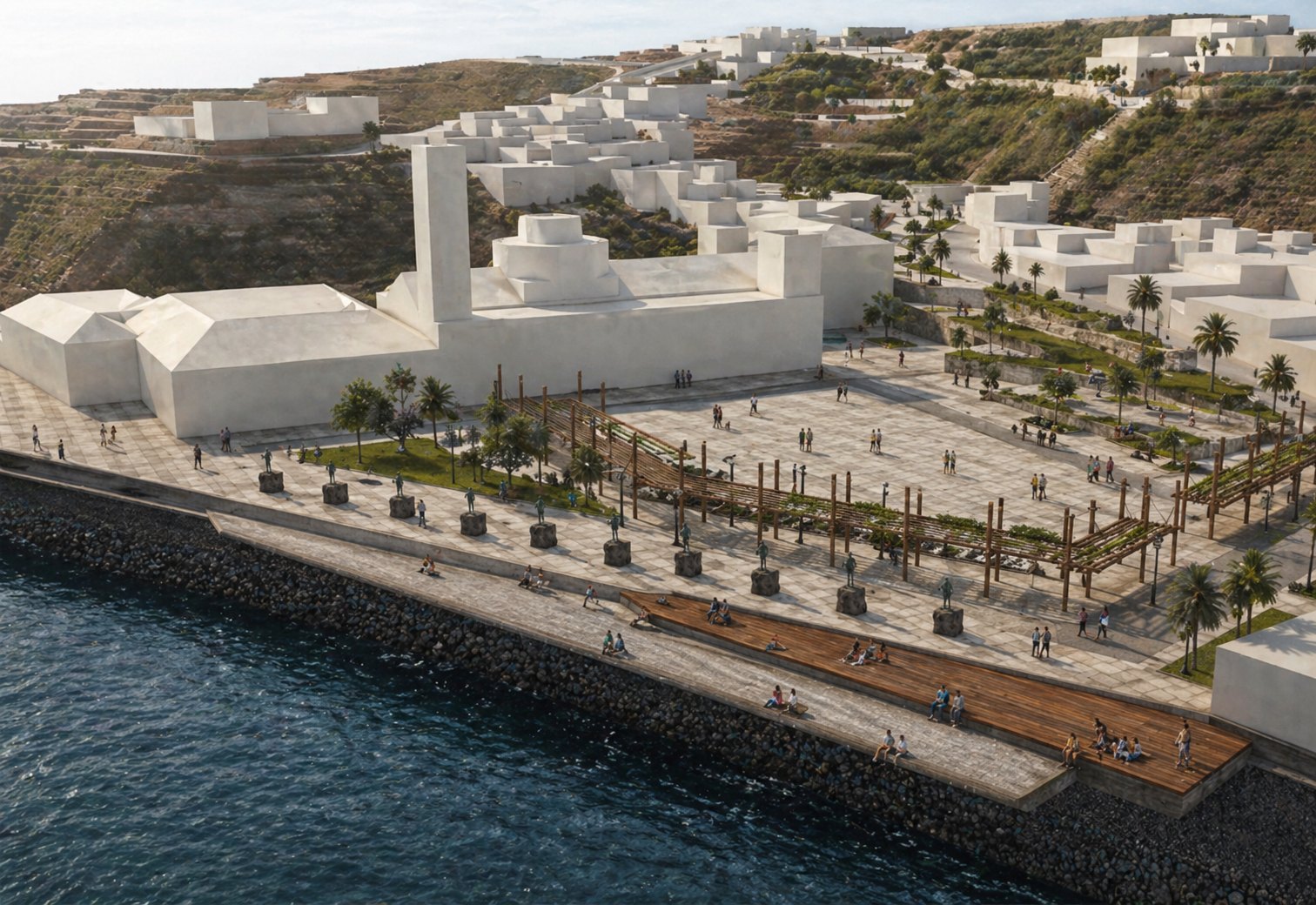 Plaza de la Basílica — proyecto de AG arquitectos · Romén Álvarez Cabrera