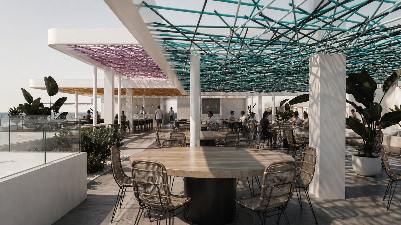 Beach Club — proyecto de AG arquitectos · Romén Álvarez Cabrera