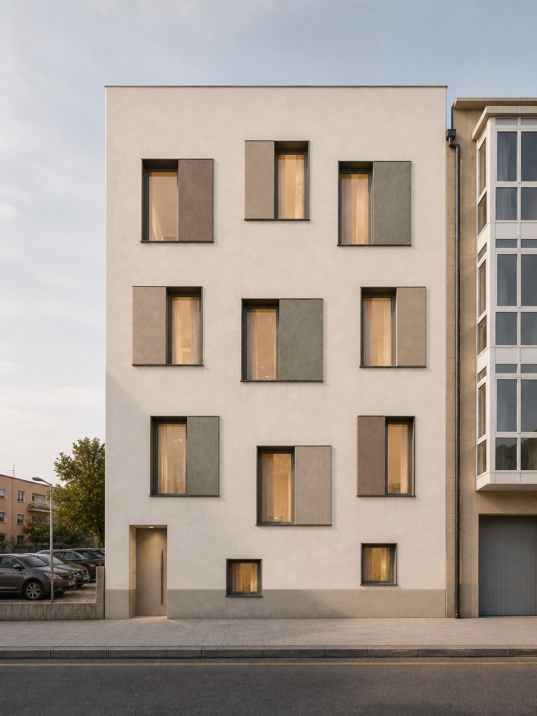 Edificio de Viviendas — proyecto de AG arquitectos · Romén Álvarez Cabrera